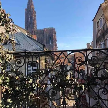 Apartman Plein Centre Avec Vue Exceptionnelle Cathedrale Strasbourg